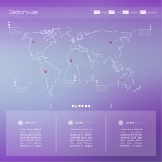 Template for web-site and mobile application