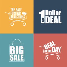 Flat design sale discount background N2
