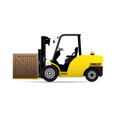 Forklift vector