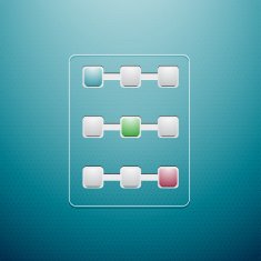 Vector minimalistic buttons N2