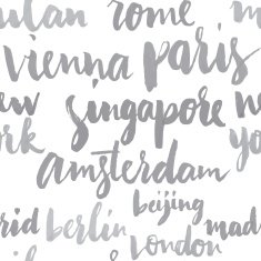 Cities of the world seamless pattern N6