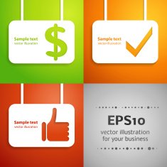 Set applique background for sale Vector illustration