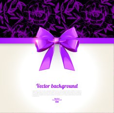 Elegant background with bow N3