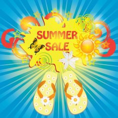 Colorful summer sale template N5