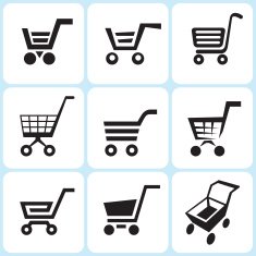 shopping cart icons N32