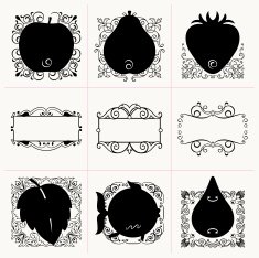 Natural products and frames collection