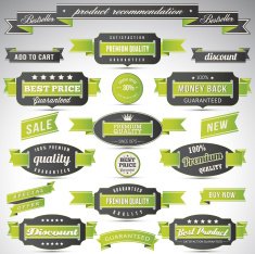 Set of retro product recommendations N16