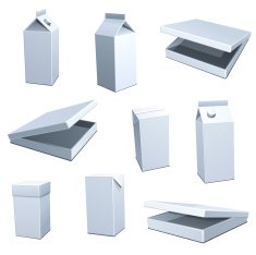 Blank product box