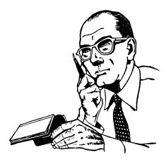 Man Holding Checkbook