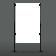 Blank roll up banner display N5
