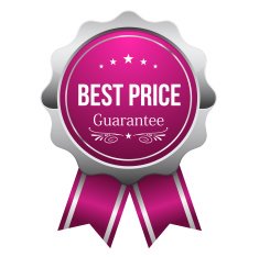 Pink best price badge with ribbon N2