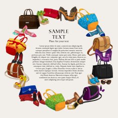 Luxury fashion shopping frame N2