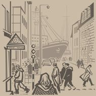 Busy streets