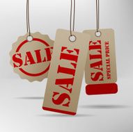 Sale vector label N3