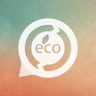 Eco sign Vector illustration