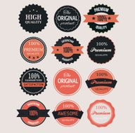 Vector product badges