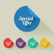 Flat sale stickers collection