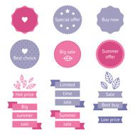 Summer sale labels N2