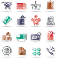 Online shop icons N23