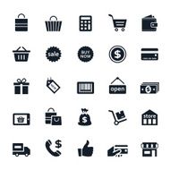Shopping Icons N416