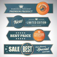 vintage business banners set N27