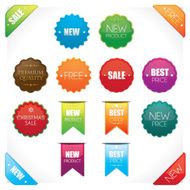 Detailed promotional badges