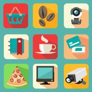 Set of shopping icons N25