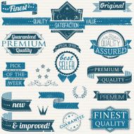 Vintage Retail Frames Banners and Rubber Stamps
