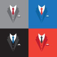 success leader concept businessman suit illustration N2