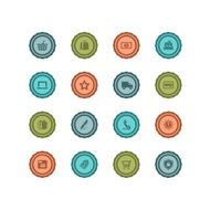 Retro Shopping Badges