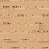 Cardboard boxes mosaic