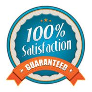 Satisfaction guaranteed badge