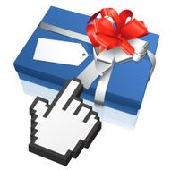 Cursor Hand Touching Gift