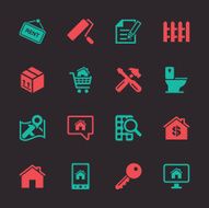 Real Estate Icons Set 2 - Color Series