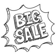 Big sale text illustration N2