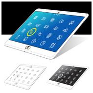 Tablet PC - with 20 App Icons