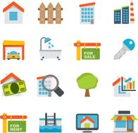 Real Estate Icons N80