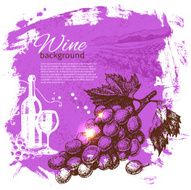 Wine vintage background N2