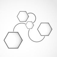 Hexagon web design