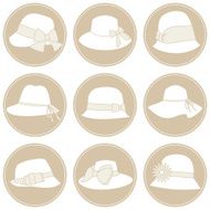 Summer Hats Icon Set N2