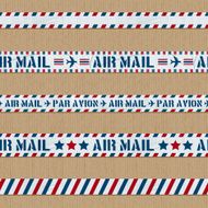 seamless air mail duct tape banners