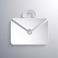 Abstract briefcase icon