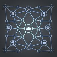 Social network concept N18