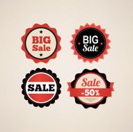 Set of sale labels N16