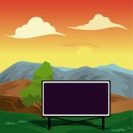Mountains Sunset