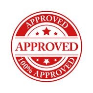 Approved sign - VECTOR N2