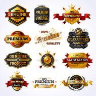 Golden Commerce Labels - Set 2