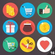 Vector Icons for Web and Mobile Applications Set 16