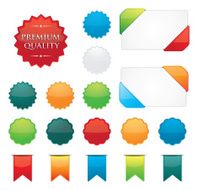 Glossy promoting badges