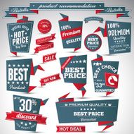 Set of retro product recommendations N27